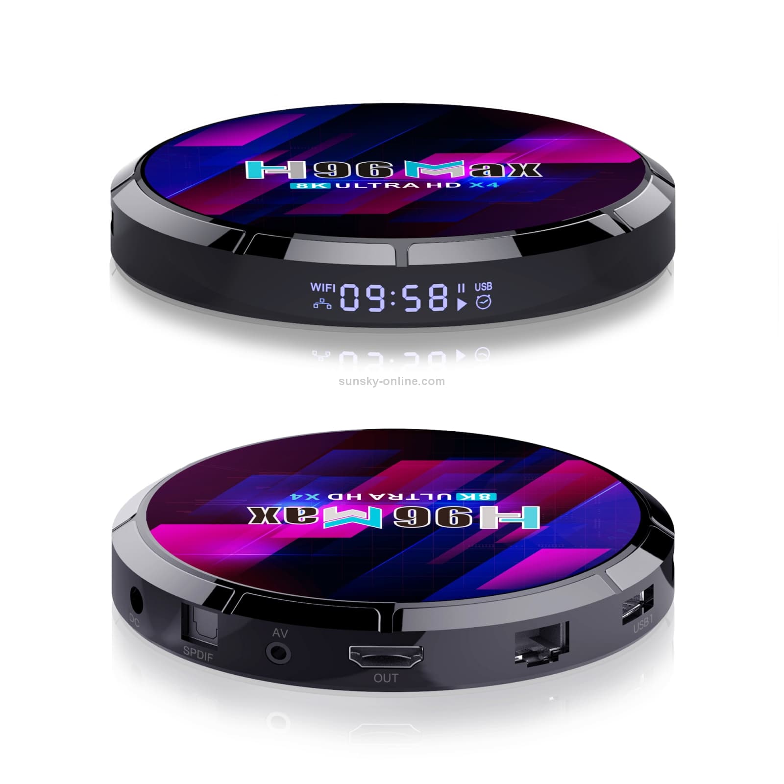 H96 Max 8K Android TV Box — 4GB/64GB (EU Plug) — detail 5