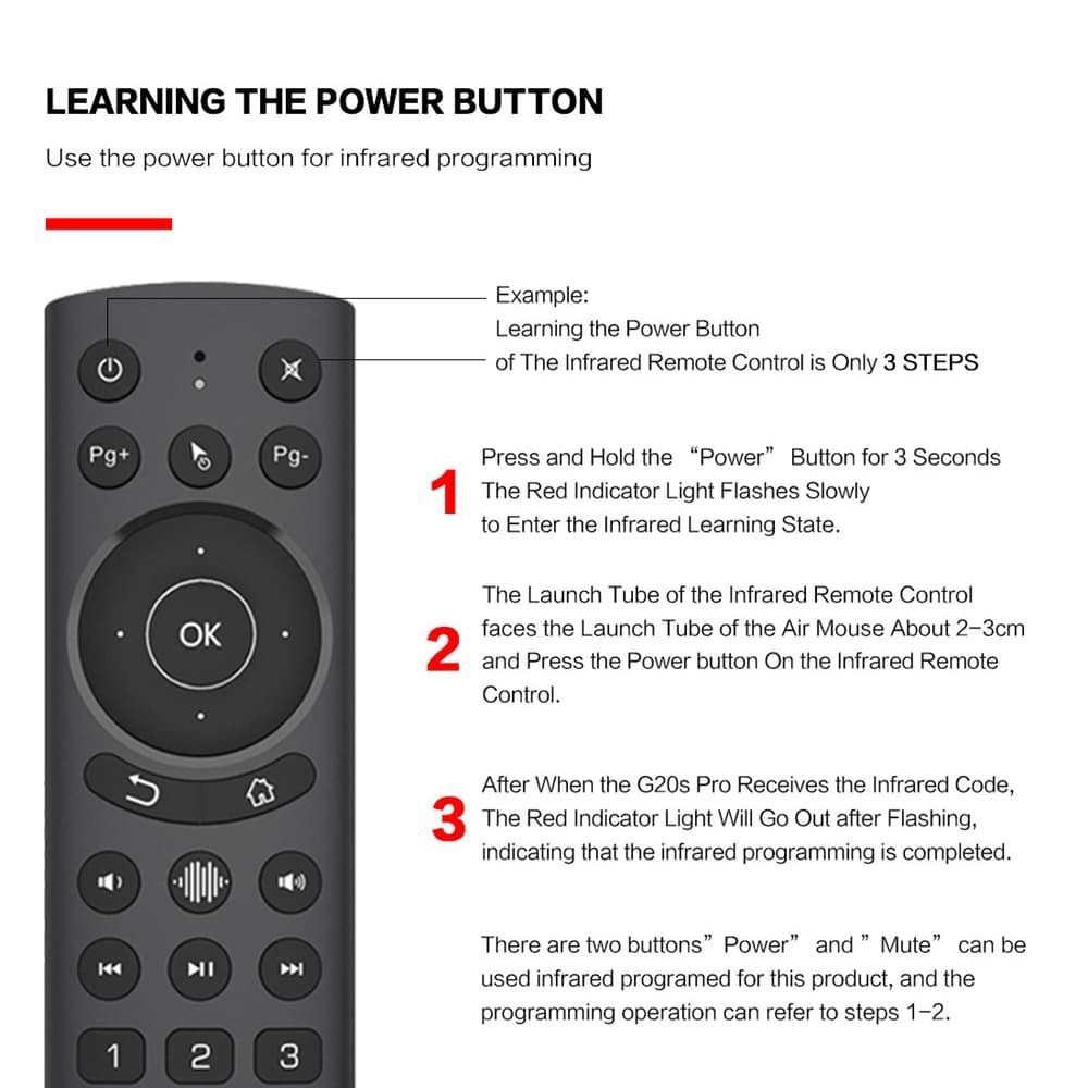 G20S Pro Voice Backlight Version 2.4G Air Mouse Remote Control — detail 3