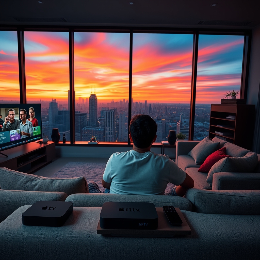 Een persoon houdt een afstandsbediening vast voor een tv met meerdere kanalen op het scherm, wat IPTV-abonnement vertegenwoordigt Een persoon houdt een afstandsbediening vast voor een tv met meerdere kanalen op het scherm, wat IPTV-abonnement vertegenwoordigt